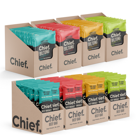 Beef Bars and Biltong Value Pack (8 boxes)
