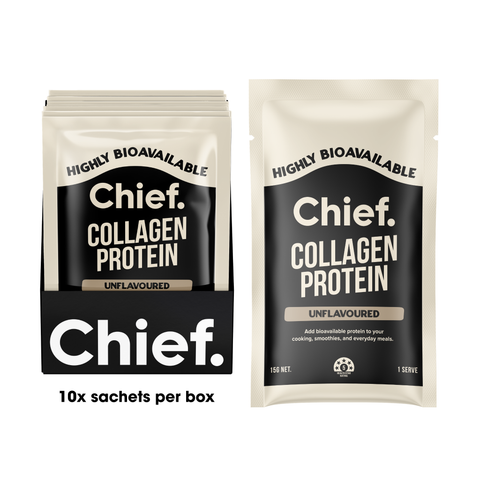 Grass-fed Collagen Protein Powder - Unflavoured 15g (10 sachets)