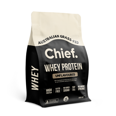 Grass-fed Whey Protein Powder - Unflavoured